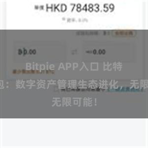 Bitpie APP入口 比特派钱包：数字资产管理生态进化，无限可能！