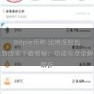 Bitpie币种 比特派钱包最新版本下载教程：功能亮点全解析