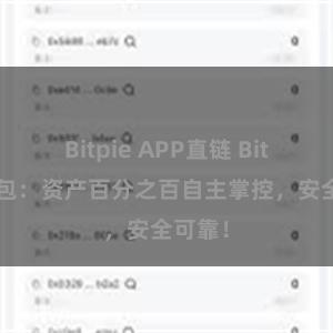 Bitpie APP直链 Bitpie钱包：资产百分之百自主掌控，安全可靠！