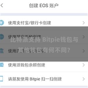 比特派支持 Bitpie钱包与其他钱包有何不同？