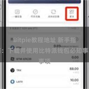 Bitpie教程地址 新手指南：下载并使用比特派钱包必知事项