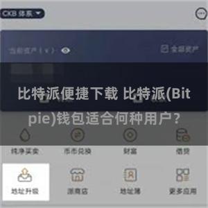 比特派便捷下载 比特派(Bitpie)钱包适合何种用户？