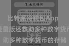 比特派冷钱包App  Bitpie轻量版还救助多种数字货币的存储