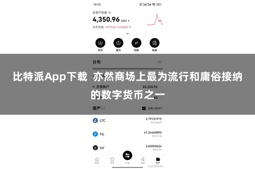 比特派App下载  亦然商场上最为流行和庸俗接纳的数字货币之一